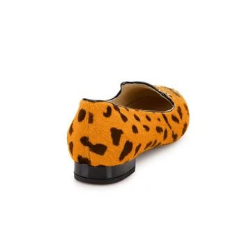 Kevadel ja sügisel leopard korter kingad naiste ümmargune pea loomade prindi kassi pea Lok Fu kingad suured daamid täiskasvanud kingad seksikas 2019