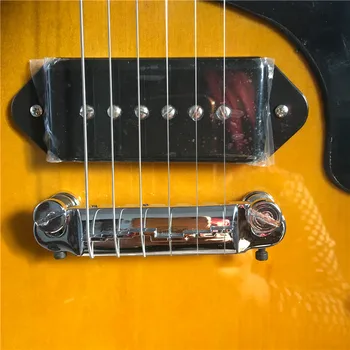Kohandatud kvaliteetne elektriline kitarr, P90 pikap,