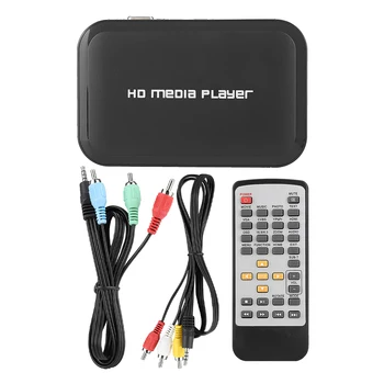 4K Digitaalse Meedia 1080P meediamängija HDMI-Ühilduvate Mängija Koos puldiga Toetab USB 2.0 JA HDMI/AV Väljund SD/MMC Kaardi