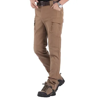 Mens Kamuflaaž Cargo Püksid Elastne Mitu Tasku Sõjalise Mees Püksid Väljas Sport Püksid Suurus Tactical Püksid Meeste