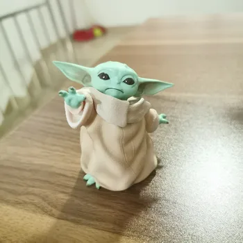 8cm Star Wars Beebi Yoda Kogumise Tegevus Joonis Mänguasi PVC Kääbus Mänguasjad Nukk Kaunistused, Mänguasjad Lastele