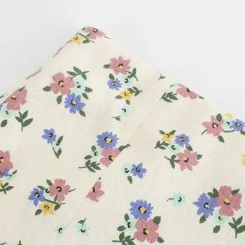 Elegantne Naiste Slim Kõrge Vöökoht Flower Print Seelikud 2021 Mood Daamid, Seelikud Magus Naine Stiilne Mini Kleidid