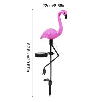 Led Flamingo Lamp Väljas Päikese Valgustus Veekindel Päikese Muru Kerge Flamingo LED-Vaia Teed Põrand Hele Aia Kaunistamiseks