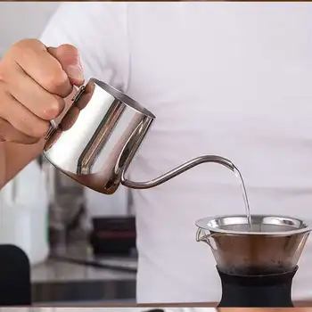 Korduvkasutatavad Double-Layer Kohvi Filter Roostevabast Terasest Omanik Metallist Võre Lehter Korvid Split Kohvi Dripper Gooseneck Teekann