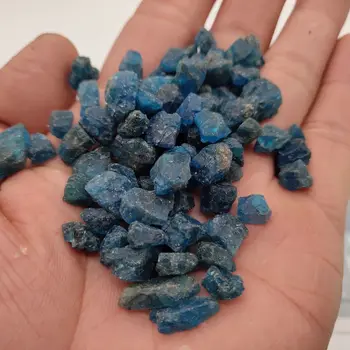 100g Natura Väike Sinine Apatiit Töötlemata Kivid, Crystal Kruusa Mineraalid ja Kivid Töötlemata Gemstone Näidis
