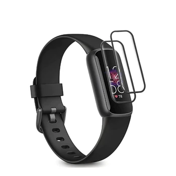 2tk Pehme 3D kaitsekile kaitsepiiret -Fitbit Luxe Täielikult Katta Ekraani Kaitsed Smartwatch Tarvikud
