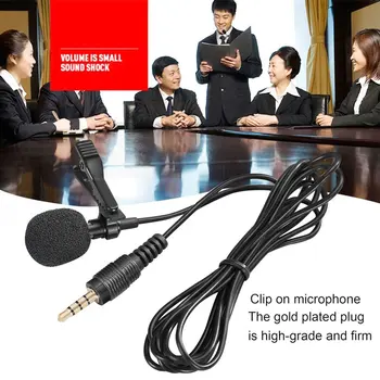Mini Mic Mikrofon Juhul Nutikas Telefon Salvestamist PC Clip-Rinnamikrofon Toetada Mikrofon kõne Vastuvõtmine Telefon