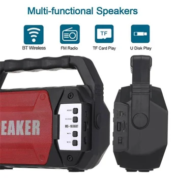Raadio, Bluetooth, Aux-3 Inch Usb Speaker Kõlarid Soundbar Muusika Box Smart Veerus Boombox Väljas Subwoofer Välklamp Telefon