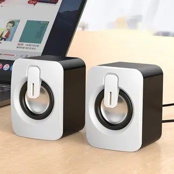 Mini Arvuti Kõlarite USB Juhtmega Kõlarid, 3D Stereo Heli Surround-Kõlar ARVUTI Sülearvuti, Sülearvuti Ei ole bluetooth-Kõlarid