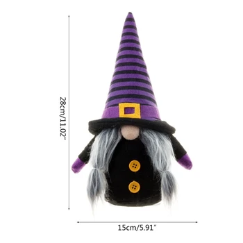 2tk Halloween Gnome Skandinaavia Tomte rootsi Nisse Kodu Talumaja Köök Astmeline Sahtel Teenetemärgid
