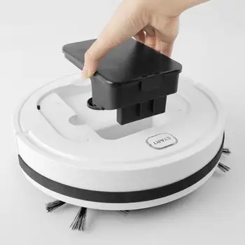 Pühkimine robot madal müra kahepoolne pintsel ABS magamistuba majapidamises puhastus masin robo aspirador