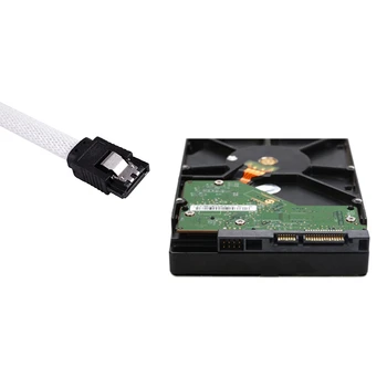 2 Tk SATA 3.0 III SATA3 7Pin Kaabel 6Gb/S SSD Kaablid HDD Kõvaketta Andmete Juhe koos Nailon varrukaga, kanna Premium Versioon