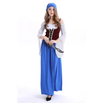 Naiste Fantasia Piraat Kapten Kostüümid Täiskasvanud Naine Halloween Kostüüm Õlu Cosplay Kostüüm Piraatide Kleit Up