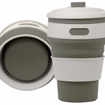 Kohvitass Reisi Kokkupandav Silikoon Cup Kokkuklapitavad Vee Tassi BPA VABA söögi Joogi Nõud Kruus Kohvi Tassi Tee