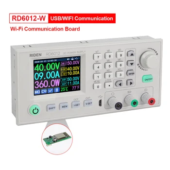 RD RD6018 RD6018W RD6012 RD6012W USB WiFi DC-DC Pinge astuma toiteallikas, Reguleeritav buck converter voltmeeter multimeeter