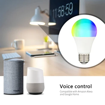 Uus Zigbee LED Pirn Valgust Lamp RGB Tuya Smart Elu hääljuhtimine Alexa Google ' i Kodu Smart Home Smart Wifi Dimm Lamp