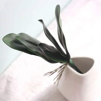 Kunstlik Phalaenopsis Jätab Home Decor Leht Liblikas Orhidee Õied Ajastiga Materjali Lill Teenetemärgi Orhidee Lehed