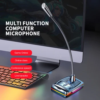3C YZ Arvuti Mikrofoni 360° Reguleerida Vabalt Studio Müra Vähendamine Kõne Mikrofoni Gaming USB Mikrofon Lauaarvuti Sülearvuti