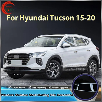 Roostevabast Terasest Auto Ukse Akna Raami Aknalaud Vormimise Jaoks Sisekujundus Hyundai Tucson-2020 Auto Kaunistamiseks