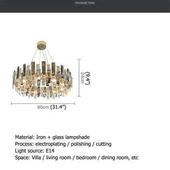 SÄRAV Ripats Kerge Postmodernistlik Luksus Ring LED Lamp Võistluskalendri Kodu Kaunistamiseks elutuba