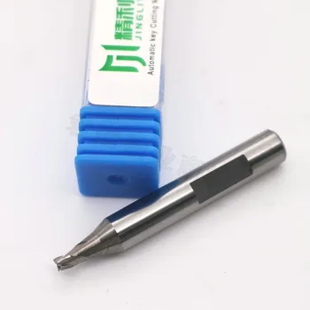 1,0 mm 2,0 mm ja 2,5 mm milling cutter 3 hambad korter kaardi pesa auto võti lõigatud masin tööriista lukksepp