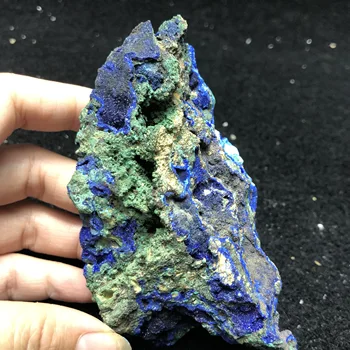 240.8 gMalachite sinine vask kristall, mineraal kivi teenetemärgi kristall tervendav energia geoloogia õpetamine kogumise ehted