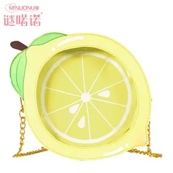 Anime ümbritsev kott sidruni sisuliselt lolita pehme õde diagonaal kott õlal kott tüdruk armas kott partei kingitus