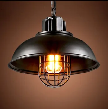 Uus Ameerika Tööstus-Loft Vintage Ripats Tuled Must Valge Raud Edison Klaas Retro Loft Vintage Ripats Tuled Lamp deco