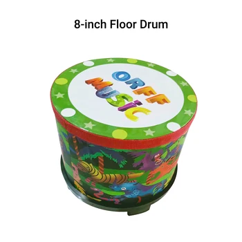 Muslady 8 Tolline Värviline Puidust Põrand Drum Lasteaed Löökpillid Vahend Mänguasjade 2 Mallets Lapsed Lapsed