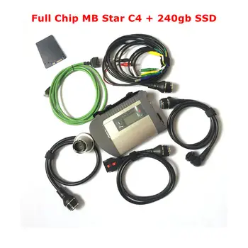 2021.03 Täis Chip MB Star C4 SD Ühendust Cpmact4 Diagnostiline Vahend Toetab Wifi-Funktsioon Star Diagnoosi C4 koos 240gb SSD Tarkvara