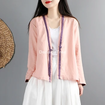 2021 hiina traditsiooniline cheongsam pluus särgid naistele qipao õie printida pluus aasia stiilis elegantne chiffon pluus