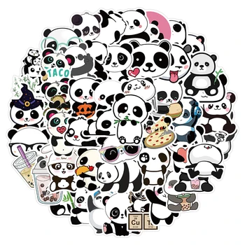 10/30/50TK Cute Cartoon Panda Veekindel Kleebised DIY Rula Külmkapp Kitarr Mootorratta Pagasi Klassikaline Decal Kleebis Mänguasjad