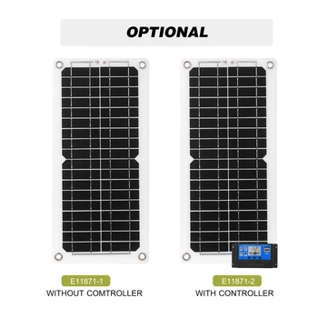Solar Panel Kit koos aku Kontroller USB Port Off Grid Monokristallilised Moodul SAE-Ühendus Kaabel Komplektid Auto 120W12V