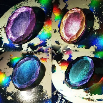9 Color Magic Vaik Kameeleonid Pigment Peegel Rainbow Pearl Pulber Värvaine Epoksüvaik Glitter Vaik Ehted Tegemise Komplekt XXFD