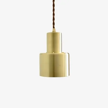 Põhjamaade Kuld pronks ripats kerge postmodernistlik minimalistlik lambi valguse ripats lambid antiik tuli süttib metallist ripats valgustuse juhe