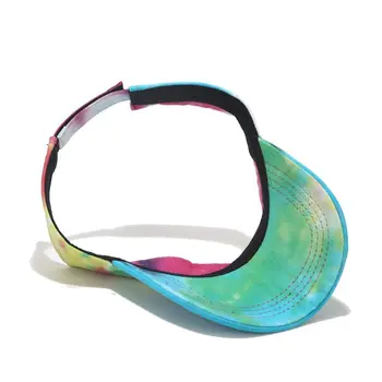 Unisex Loominguline, Värvikas Tie-Dye päikesesirm Müts UV Kaitse Harajuku Hip-Hop Väljas Tänav Tühi Top Baseball Cap