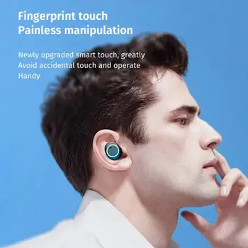 2021 F9 TWS Bluetooth-Earbuds Stereo In-ear Muusika Juhtmeta Peakomplekti Müra Tühistamises Veekindel Peakomplekt, Millel Aku 2800mAh Box