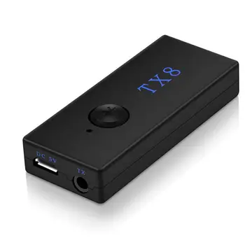 TX8 Traadita Bluetooth-Saatja-Vastuvõtja Adapter-Stereo-Audio-Muusika Adapter 3.5 mm Audio 2 In 1 TV Kõrvaklappide TK