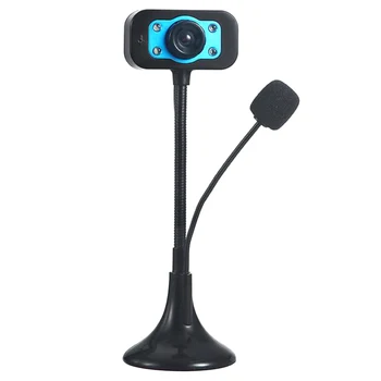 1080P USB PC Webcam Mikrofoniga Arvuti, Kaamera, Sülearvuti või Lauaarvuti web Kaamera edastamise kaugus võib olla kuni 10 meetrit
