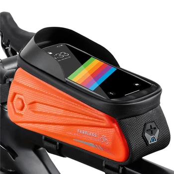 Kõva koorega jalgratta kott mountain bike esi tala koti ülemine toru veekindel mobiiltelefoni kott sadul kott ratsutamine-varustuse