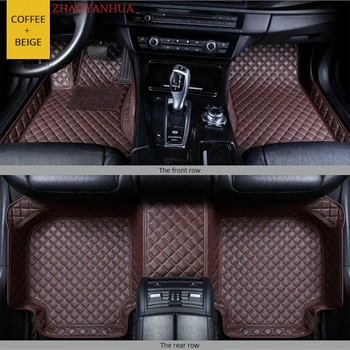 Custom Auto Põranda Matt Land Rover Range Rover Evoque Kabriolett 2016-2018 aasta Auto Tarvikud Nahast Vaip Põranda Matid