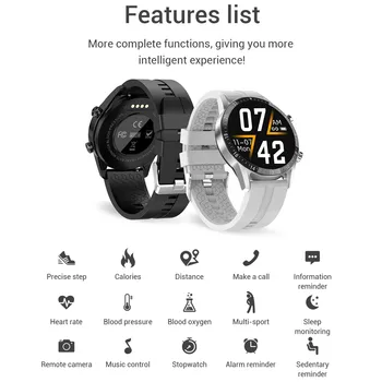 IP67, Veekindel Smart Watch Bluetooth Kõne Tervise Järelevalve Must Smartwatch Mens Kellad Multifunktsionaalne Sport Smartclock Uus