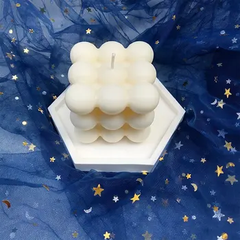 Ring Magic Cube Küünal Hallituse sojavahast eeterlik Õli Aroomiteraapia Küünla DIY Küünal Materjali Vaha, Käsitöö Kuju Mudeli Number Tüüp