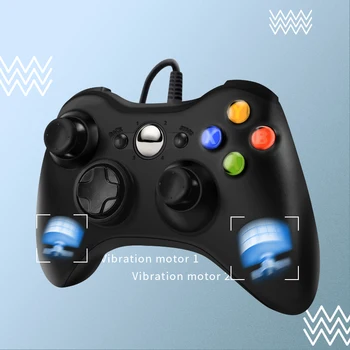 GTIPPOR USB-Kaabel-Gamepad For Xbox 360 Kontrolleri Juhtnuppu Ametlik Microsoft PC Controller Windows 7 8 10