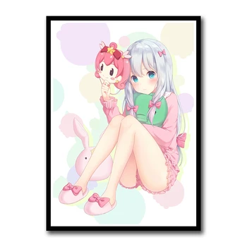 Jaapani Anime Seksikas Kiusatus Alasti Selge Pilt Kõrge Kvaliteediga Plakat, Lõuend Maalikunst Seinamaal Magamistuba Teenetemärgi