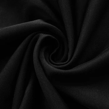 Maha Õla Päitsed Seksikas Mini Kleit Klubi Varustus Naiste Mustad Skinny Halterneck Lõigatud Kleidid Femme Sundress Suvel Rannas