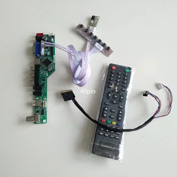 TV LCD LED RF VGA AV-USB-HDMI-ühilduvate controller kit Juhatuse DIY Jaoks LP156WH4-TLN2 15.6
