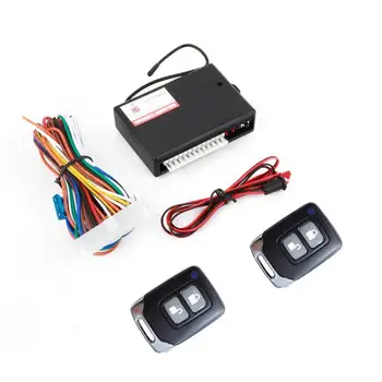 Universaalne 12V Auto Ukse Lukk Sõiduki Võtmeta Sisenemise Süsteem, Auto Remote Kesk-Kit koos Control Box Black