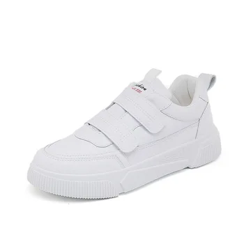 Kevadel uus Velcro väikesed valged kingad naistele wild vabaaja jalatsid naissoost õpilaste hingav jooksujalatsid naistele