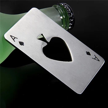 Õlle Avaja Labidas Krediidi Kit Card Poker Multifunktsionaalne Isikupärastatud Naljakas Pudel Avajad Baari Accessoriespocket Õlle Avaja